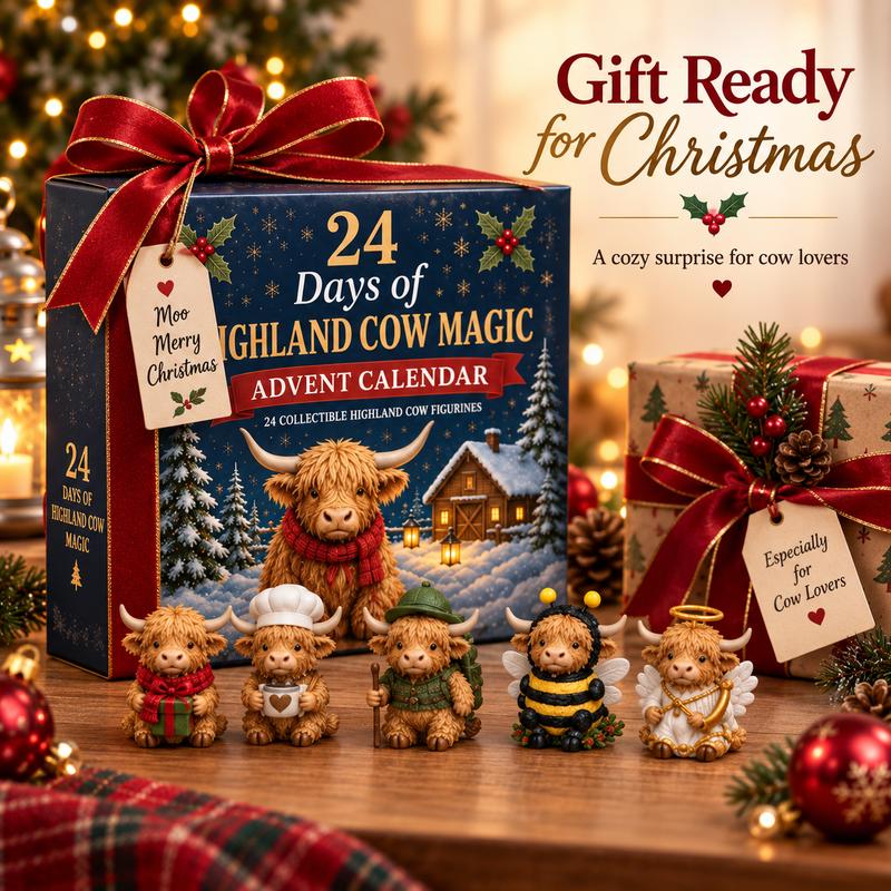 Highland Cow Advent Calendar