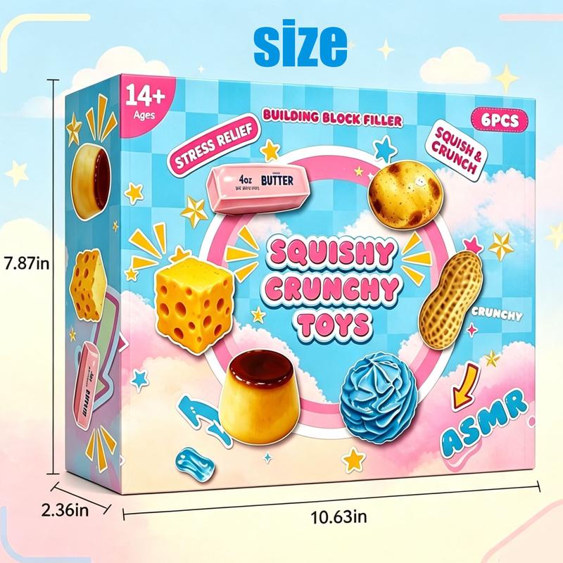 6‑Piece Crunchy Squishy Box