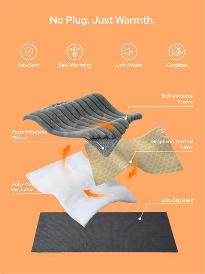 Self Warming Pet Bed Mat