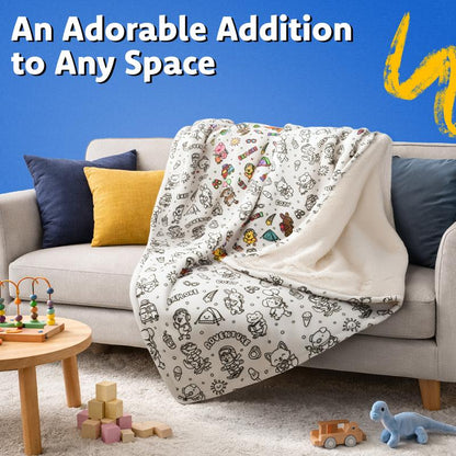 Coloring Sherpa Blanket Activity Kit