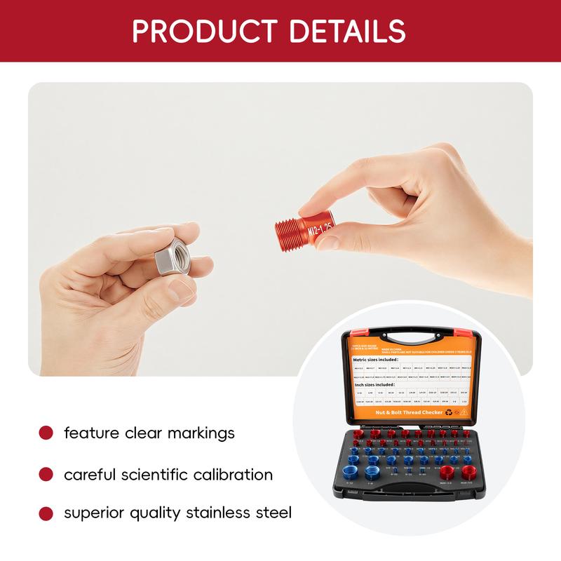 Nut and Bolt Thread Checker
