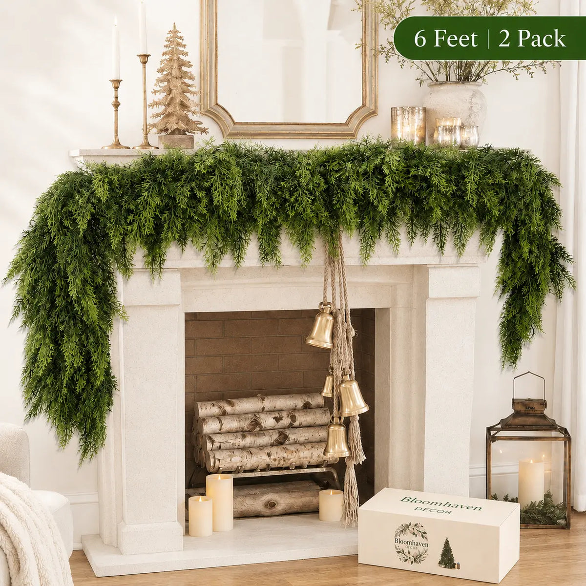 6 FT Hyper-Realistic | Cedar Garlands