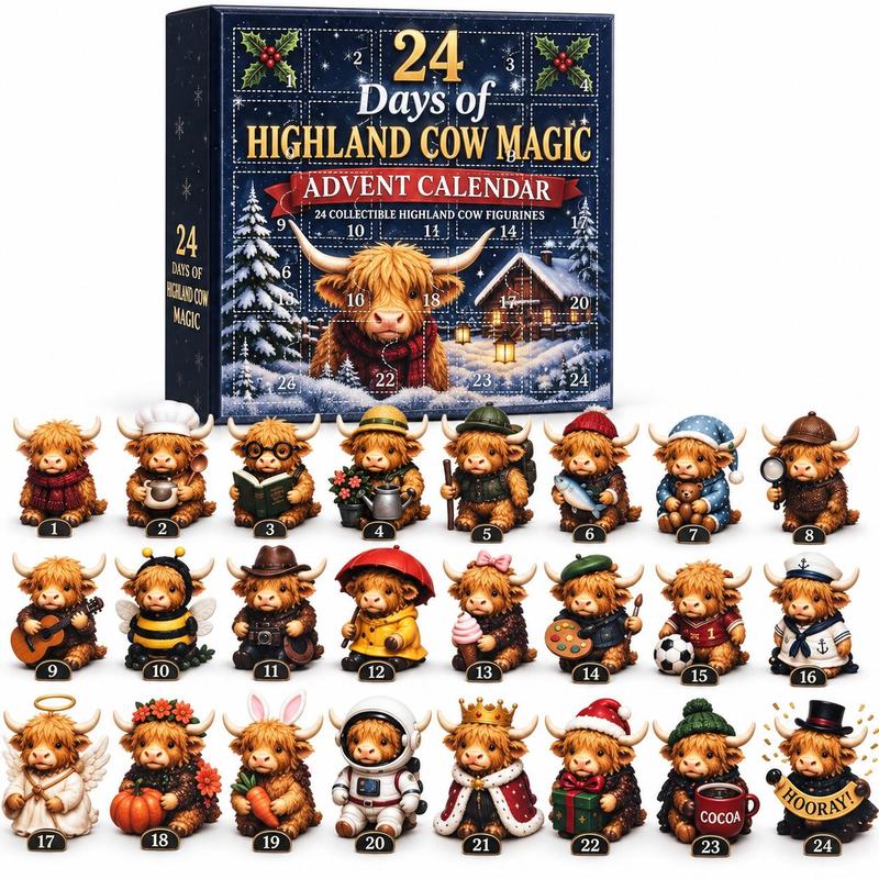 Highland Cow Advent Calendar