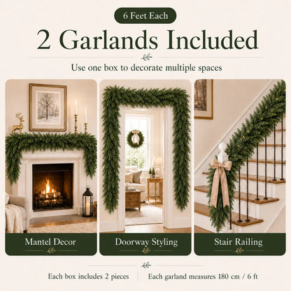 6 FT Hyper-Realistic | Cedar Garlands