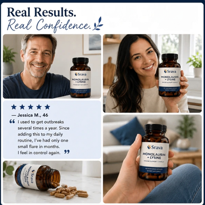 Lysine + Monolaurin Antiviral Capsules